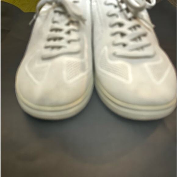 Rothy's The Lace Up Sneaker Vanilla Fabric Casual US 10M EU 43 Sustainable Shoes - Picture 2 of 10